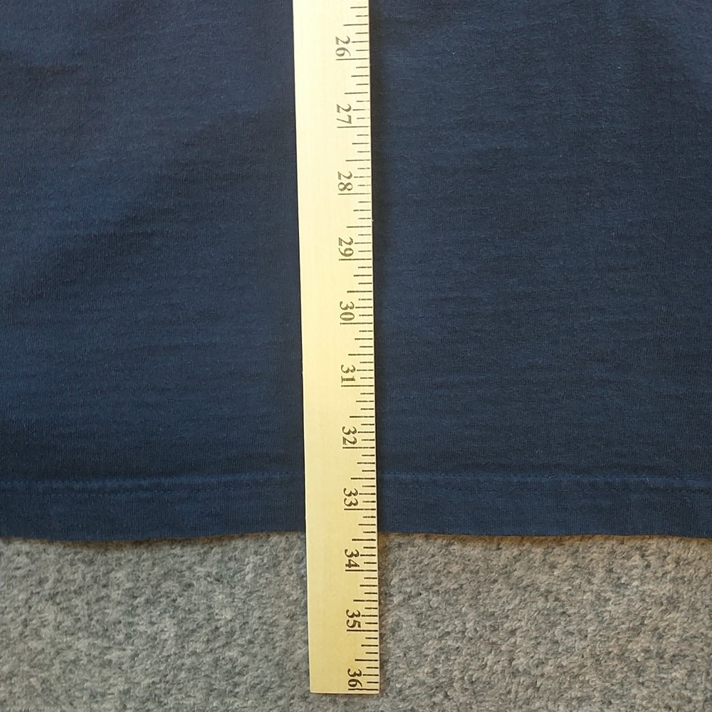 Carhartt Mens 4XL Navy Blue Short Sleeve Henley Pocket T-Shirt Original Fit - Picture 8 of 16